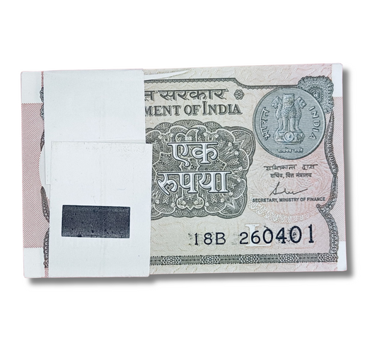 Rs 1 serial birthday packet 260401 finance secretary shakti kant das excellent condition