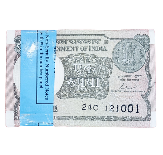 Rs 1 serial birthday packet 121001 finance secretary shakti kant das excellent condition