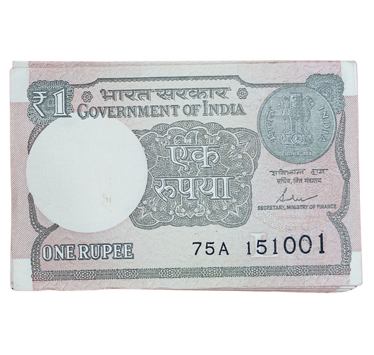 Rs 1 serial birthday packet 151001 finance secretary shakti kant das excellent condition