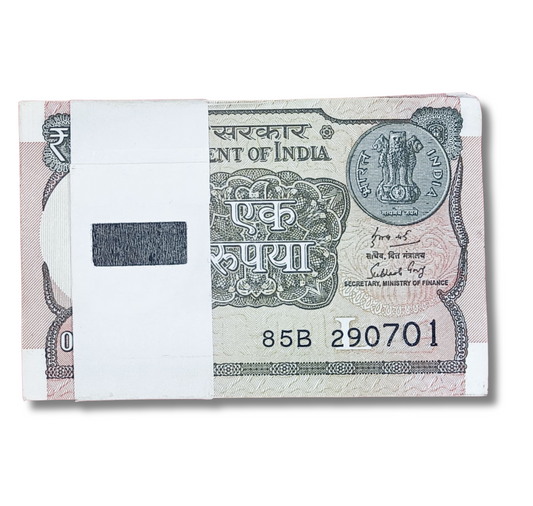 Rs 1 Serial Birthday Packet 290701 finance Secretary Subhash Garg Excellent Condition