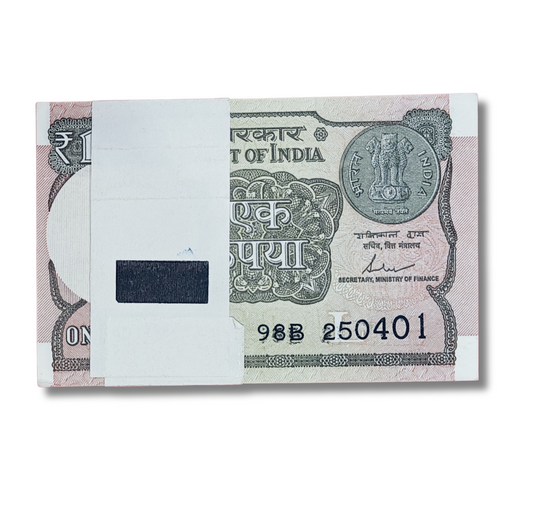 Rs 1 serial birthday packet 250401 finance secretary shakti kant das excellent condition