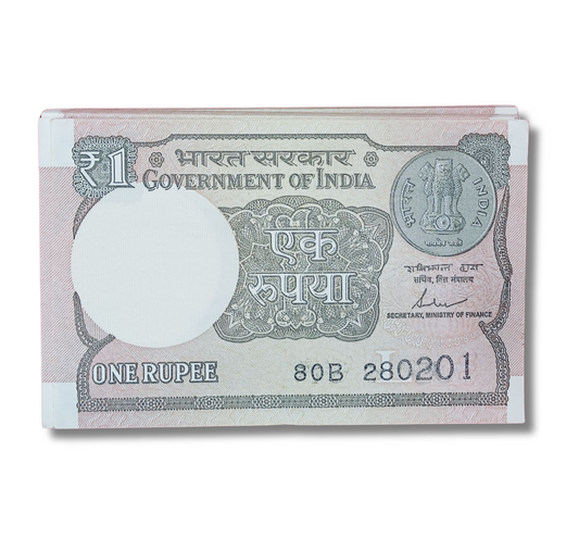 Rs 1 serial birthday packet 280201 gem  condition