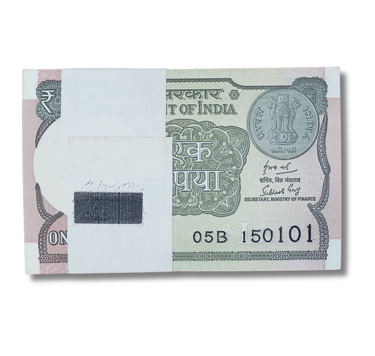 Rs 1 serial birthday packet 150101 finance secretary subhash garg excellent condition