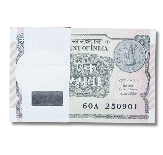 Rs 1 serial birthday packet 250901 gem unc  condition