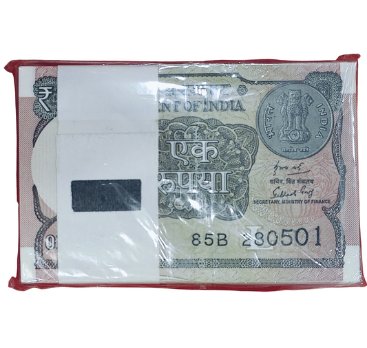 Rs 1 serial birthday packet 280501   gem unc condition