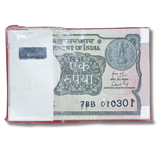 Rs 1 Birthday Serial Packet 01.03.01 Gem UNC Condition