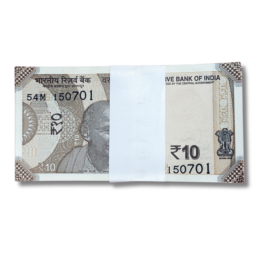 Rupee 10 serial birthday 15.07.01 unc  condition