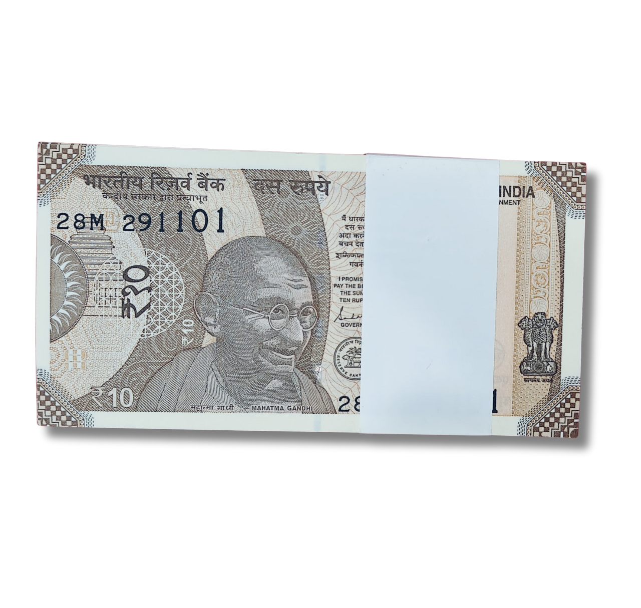 Rupee 10 serial birthday packet 29.11.01  unc  condition