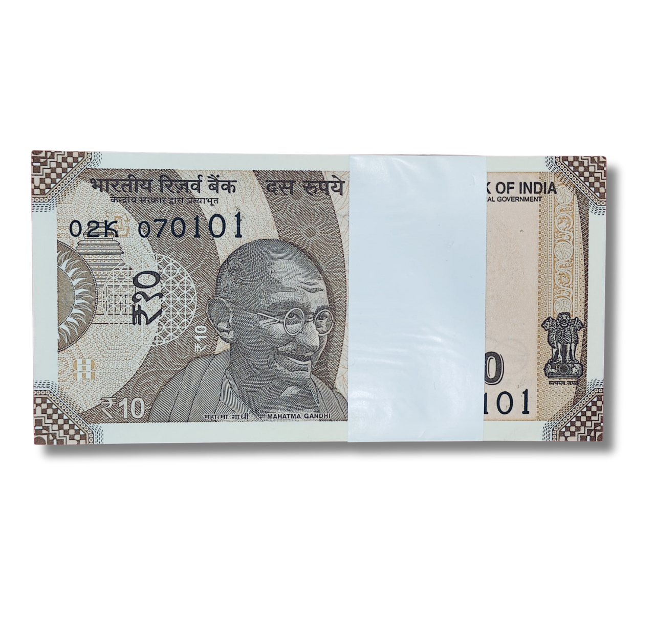 Rupee 10 serial Birthday packet 07.01.01  Unc  condition