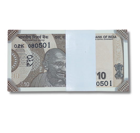 Rupee 10 serial Birthday packet 08.05.01 may 8  Unc  condition