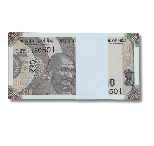 Rupee 10 serial Birthday packet 18.05.01 May 18  Unc  condition