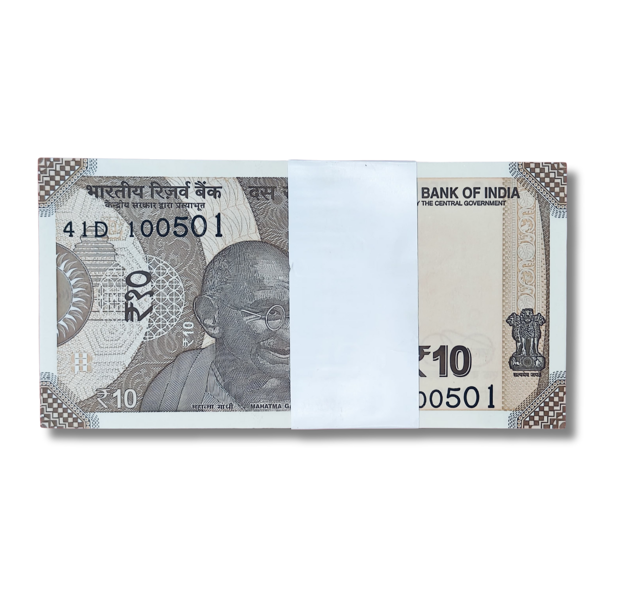 Rupee 10 serial birthday packet 10.05.01 may 10 unc  condition