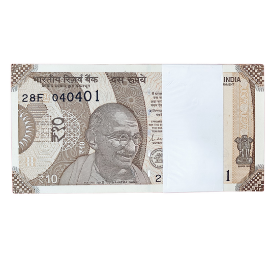 Rs 10 serial birthday packet 040401 april 4   Unc condition