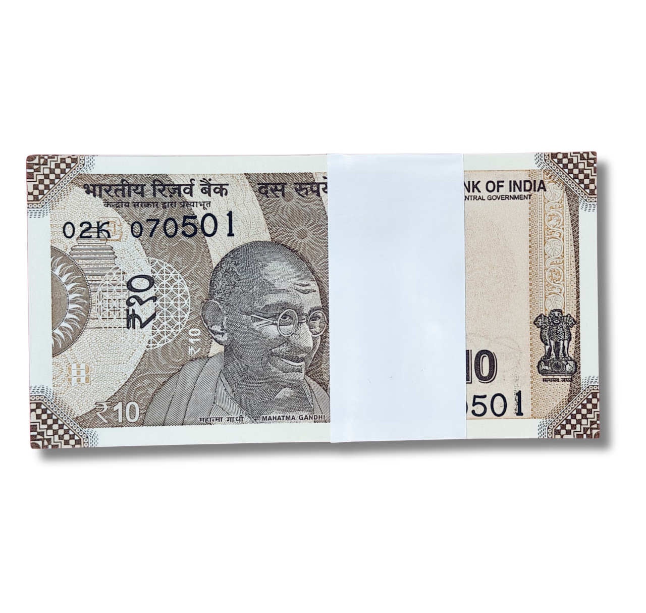 Rs 10 serial birthday packet 070501 may 7 unc  condition