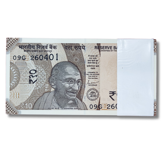 Rs 10 serial birthday packet 260401 april 26 unc condition
