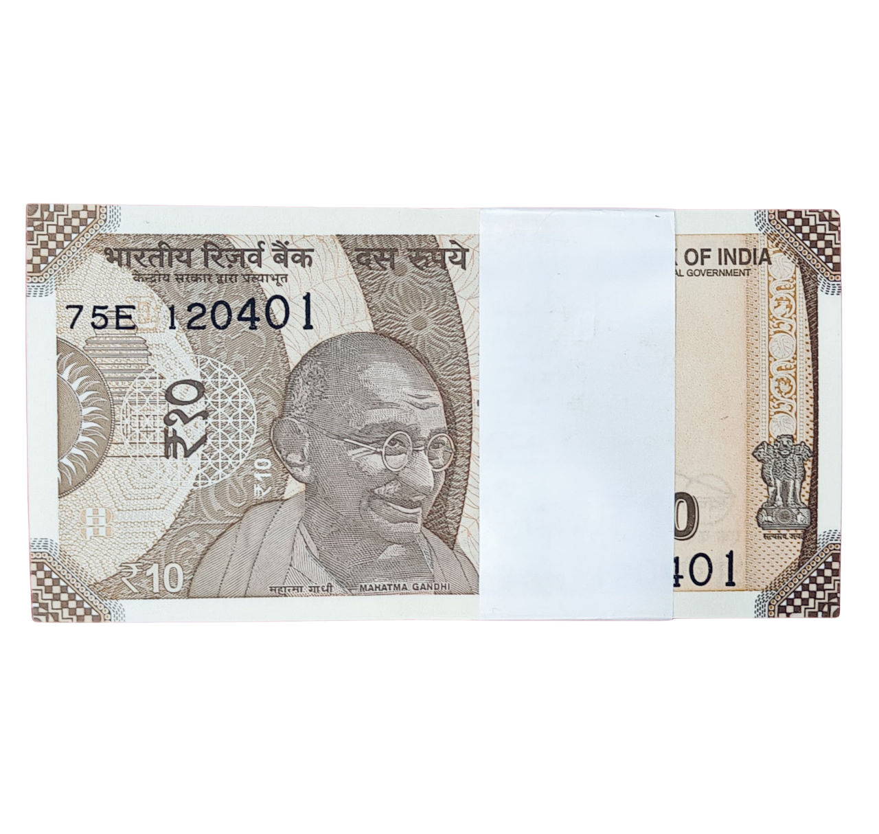 Rs 10 serial birthday packet 120401 april 12 unc  condition