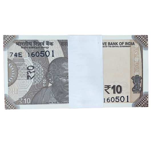 Rs 10 serial birthday 160501 may 16 unc  condition