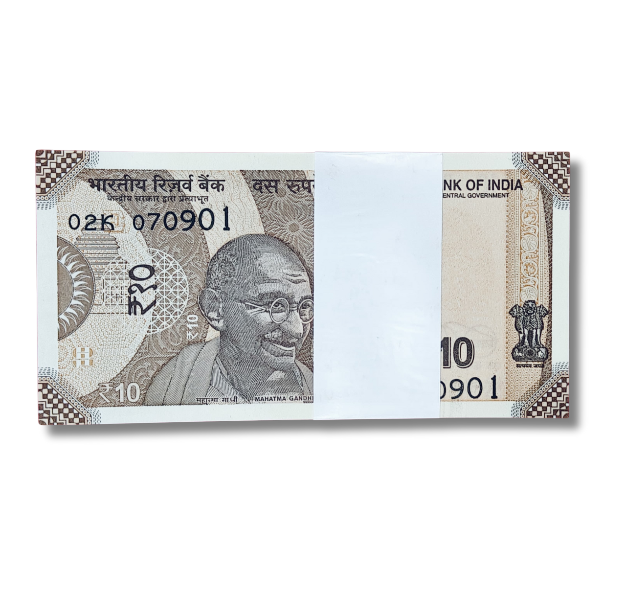Rs 10 serial birthday 070901 september 7 unc  condition