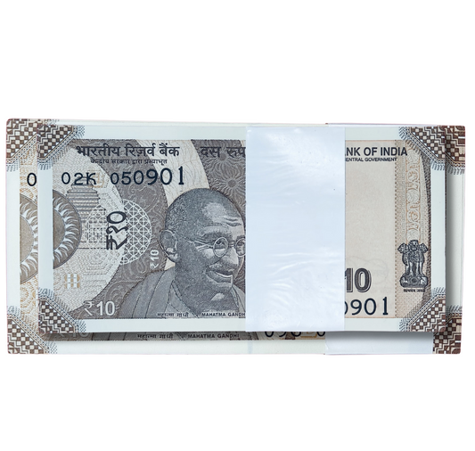 Rs 10 serial birthday packet 050901 september 5 unc condition