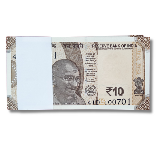 Rs 10 serial birthday packet 100701 ending 786 holy bismillah number unc condition