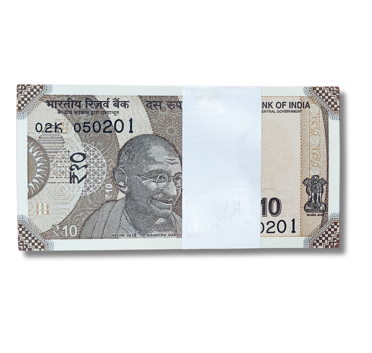 Rs 10 serial birthday packet 050201 february 5 unc  condition