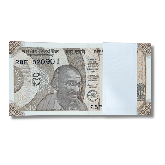 Rs 10 birthday serial packet 020901 september 2 unc  condition