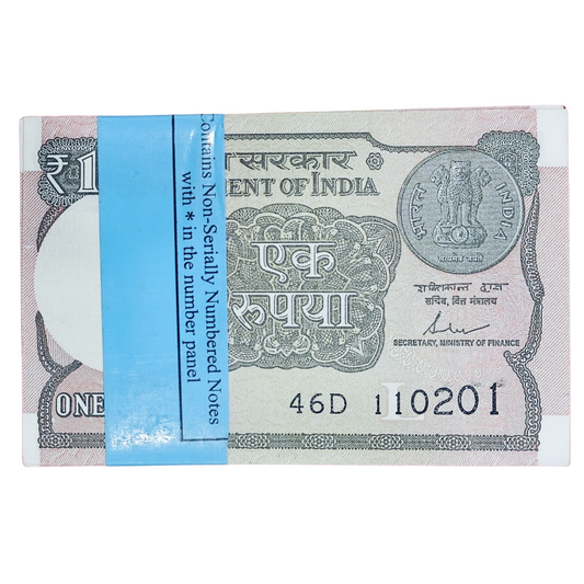 Rs 1 serial birthday packet 110201 February 11 unc  condition