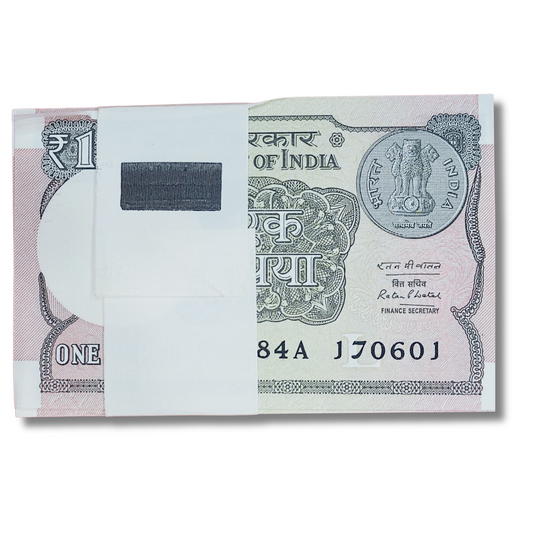 Rs 1 serial birthday packet 170601 June 17  unc  condition