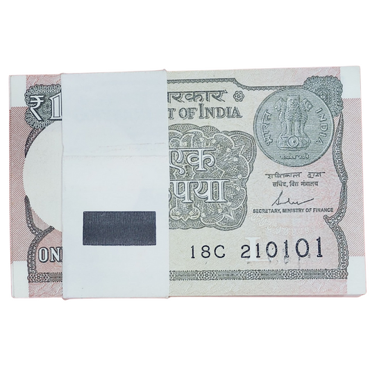 Rs 1 serial birthday packet 210101 January 21 unc condition
