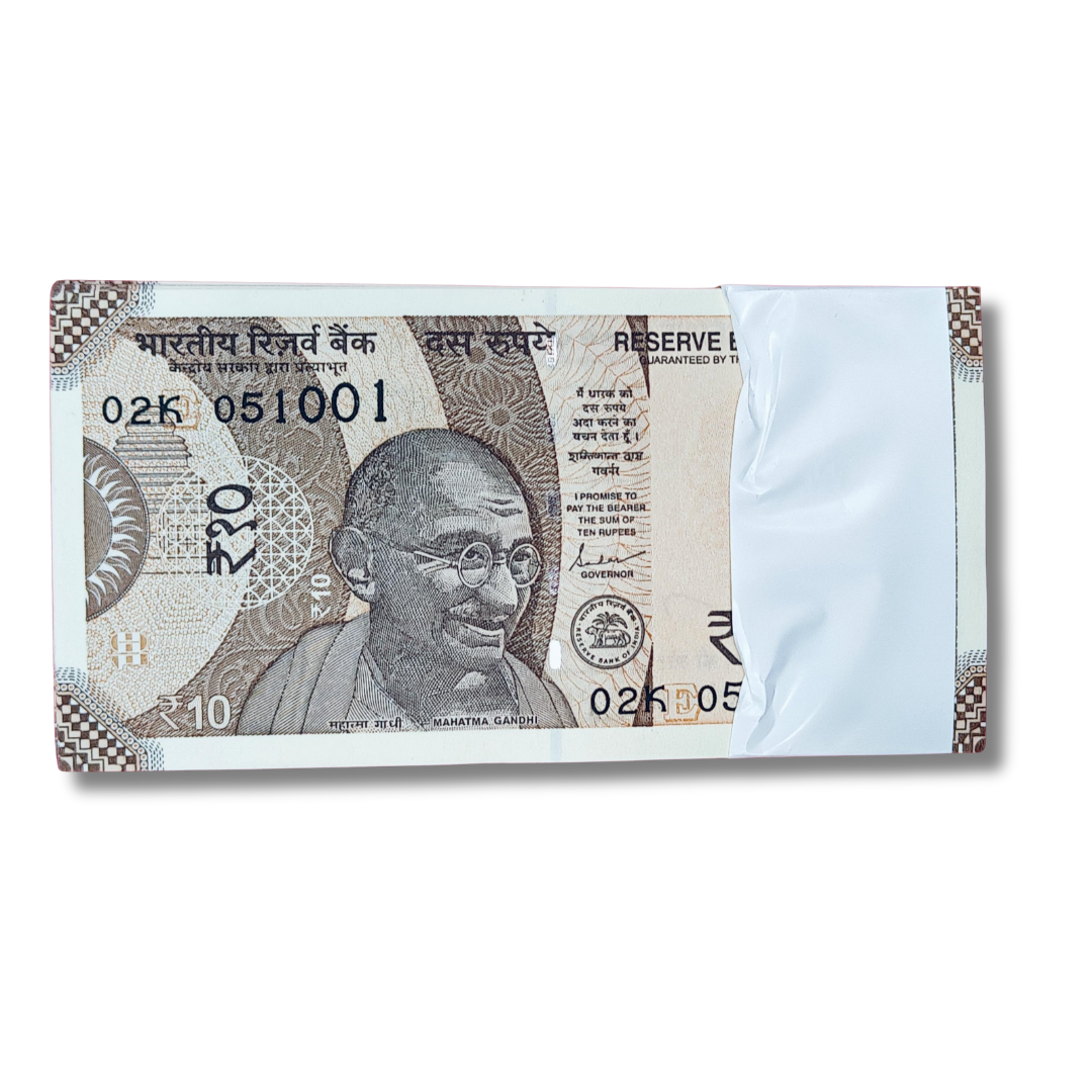 Rs 10 birthday anniversary date 05.10.01 gem unc condition