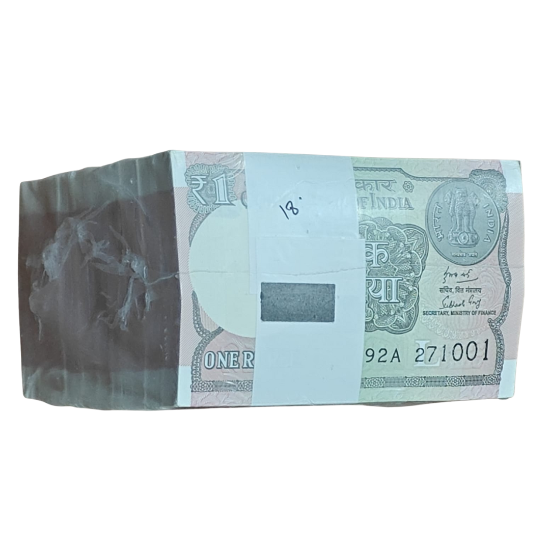 Rs 1 telescopic rim 271001 finance secretary subhash garg unc condition