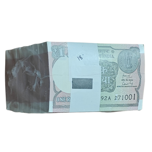 Rs 1 telescopic rim 271001 finance secretary subhash garg unc condition