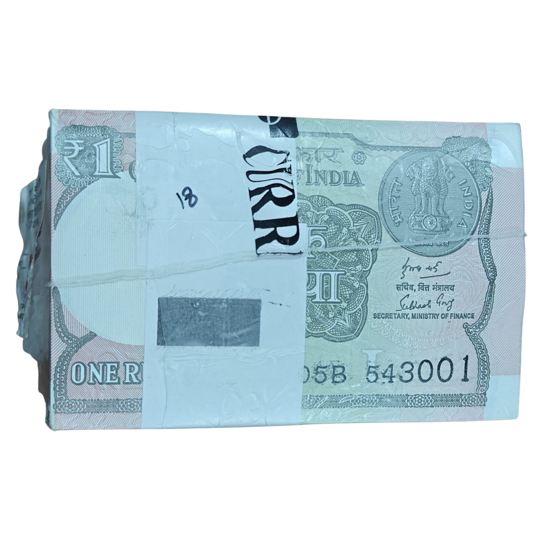 Rs 1 telescopic rim 543001 finance secretary subhash garg unc condition