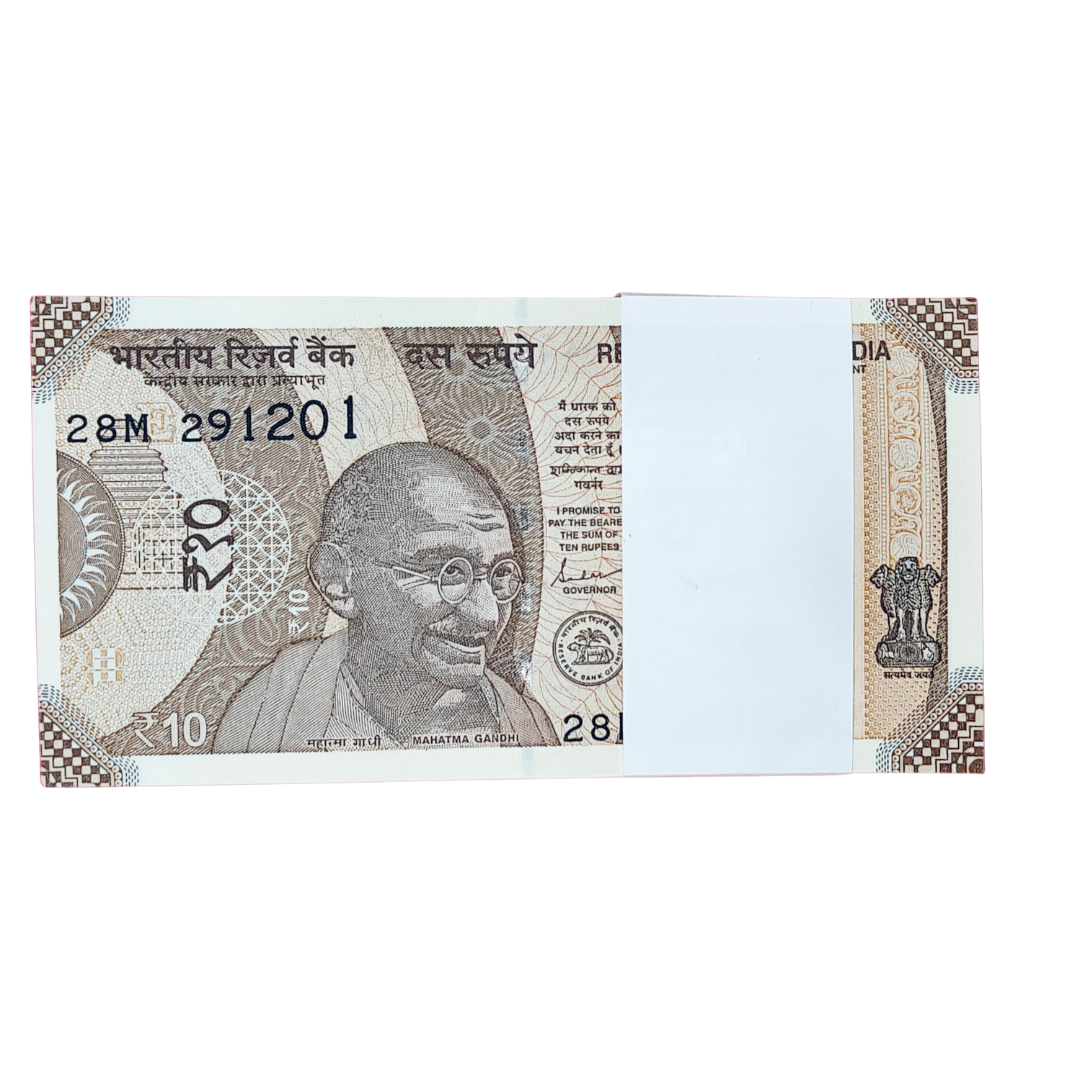 Rs 10 birthday anniversary date pkt 29.12.01 gem unc condition