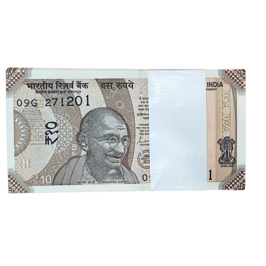 Rs 10 birthday anniversary date pkt 27.12.01 gem unc condition