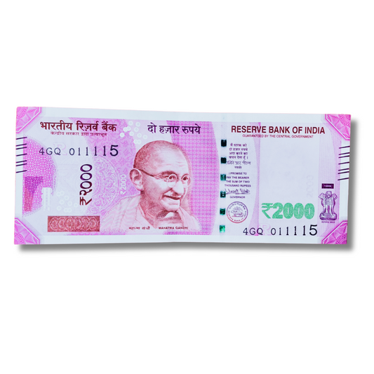Rs 2000 Birthday and aniversary date 01.11.15 gem unc condition