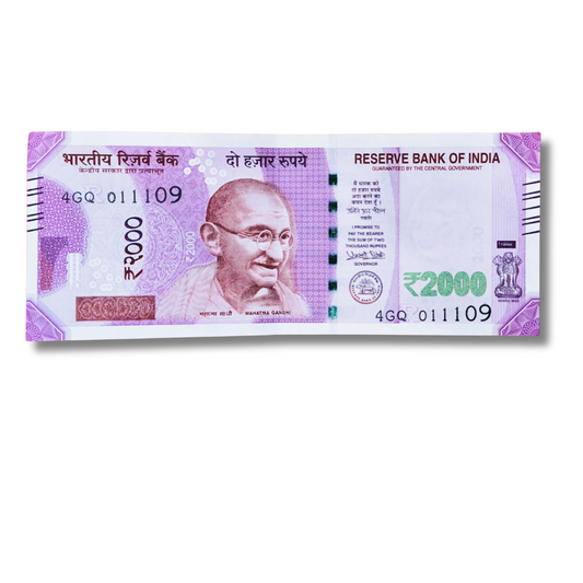 Rs 2000 Birthday and aniversary date 01.11.09  gem unc condition