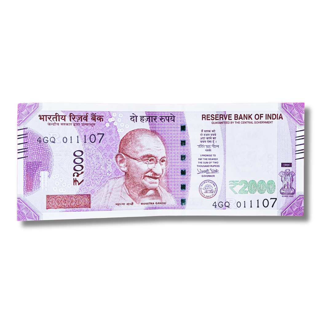 Rs 2000 Birthday and aniversary date 01.11.07 gem unc condition