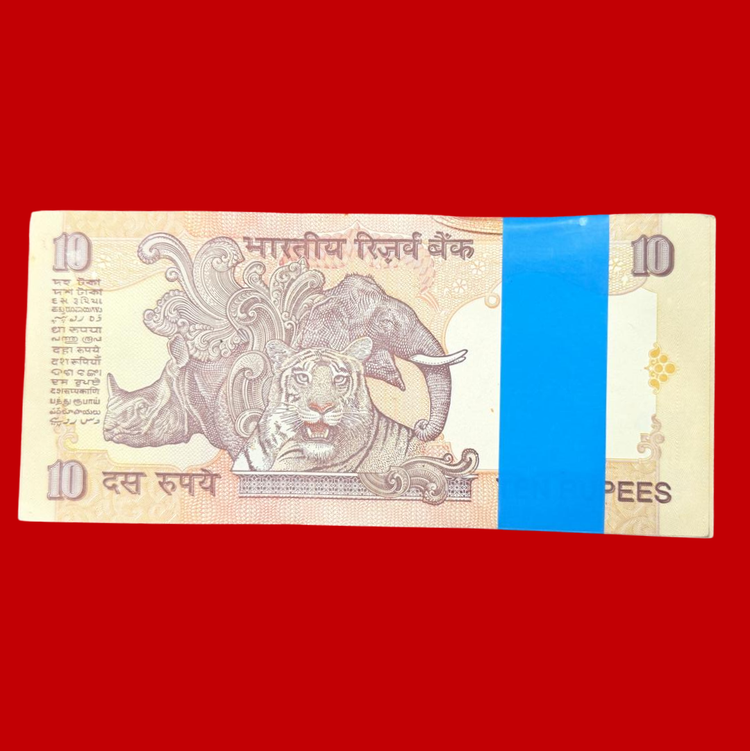 Rs 10 Old Serial Packet Governor Bimal Jalan Collectible