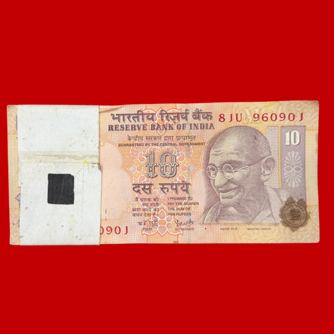 Rs 10 serial packet doubling number 960960 gov Y V reddy Collectible
