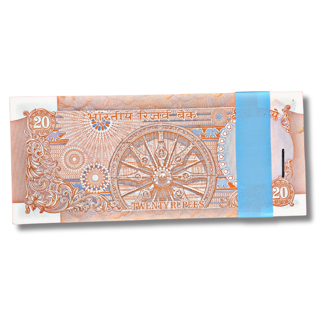 Rs 20 old konark packet 374701 with ending 786 bismillah holy number governor bimal jalan excellent condition