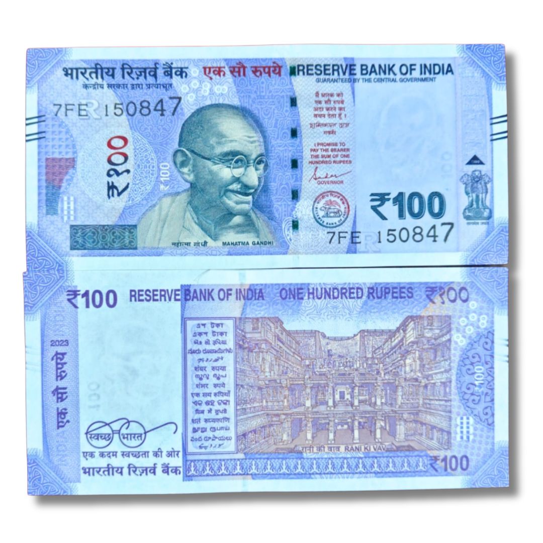 Rs 100 Fancy Note – 15.08.47 Independence Date | Excellent Condition | Shaktikanta Das