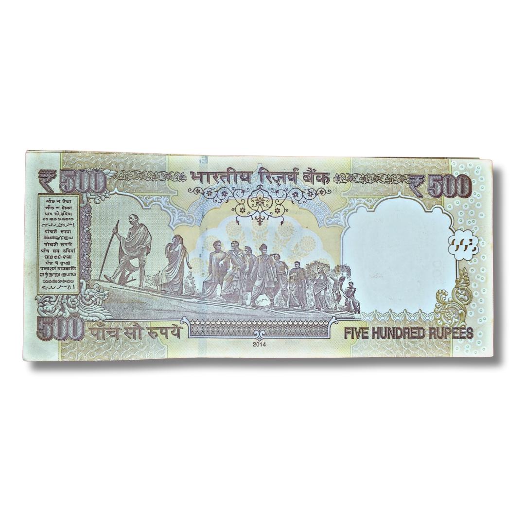 Rs 500 Old Note Packet – Serial 517601 R Insert | Governor Raghuram Rajan