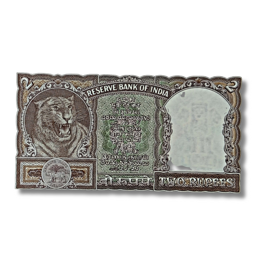 ₹2 Old Half Tiger Note  | Governor P. C. Bhattacharya