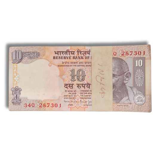 Rs. 10 Note Old Packet bimal Jalan 100 note Fresh Packet