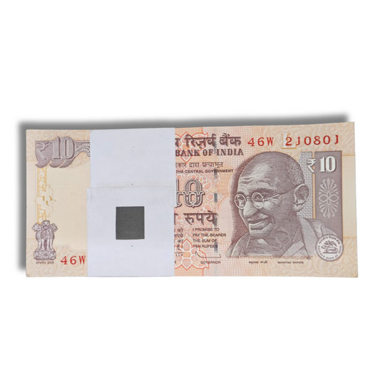Rs. 10 Note Old Packet Birthday Packet 210801 -21 Aug note Fresh Packet
