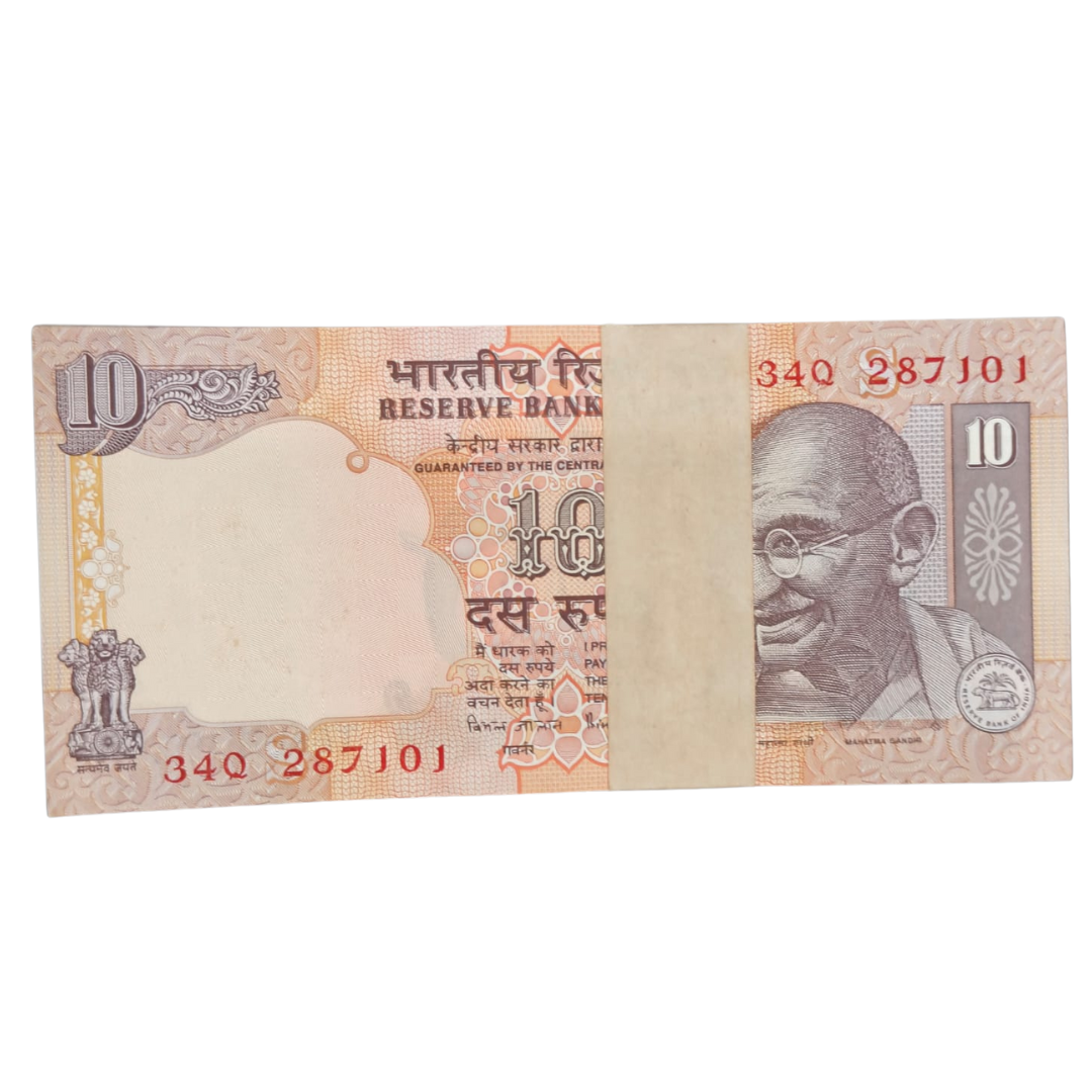 Rs. 10 Note Old Packet bimal Jalan 100 note Fresh Packet without pin