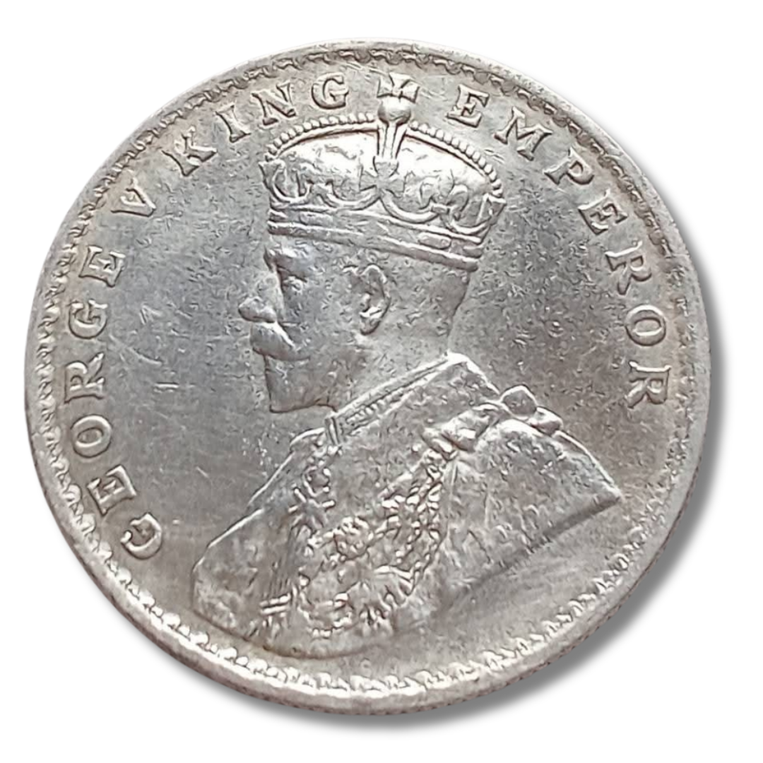 Rs 1 Coin One Rupee 1920 George V King  Good Condition As Per Image