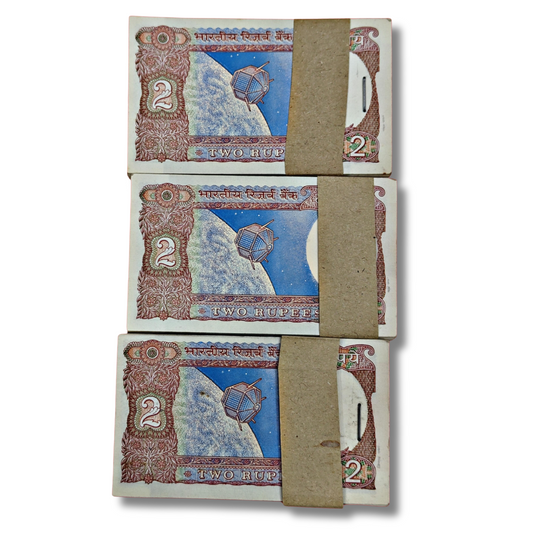 Extremely rare 2rs setelight fresh note 3kt same prifix (78F 786)401 501 601 governor name IG patel gem unc condition