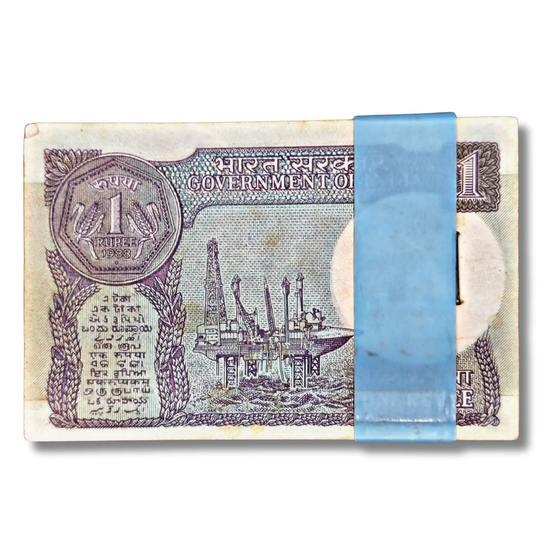 Rs 1 Small Coin Serial Packet – 964101 | 1988 | Finance Secretary S. Vaikatraman